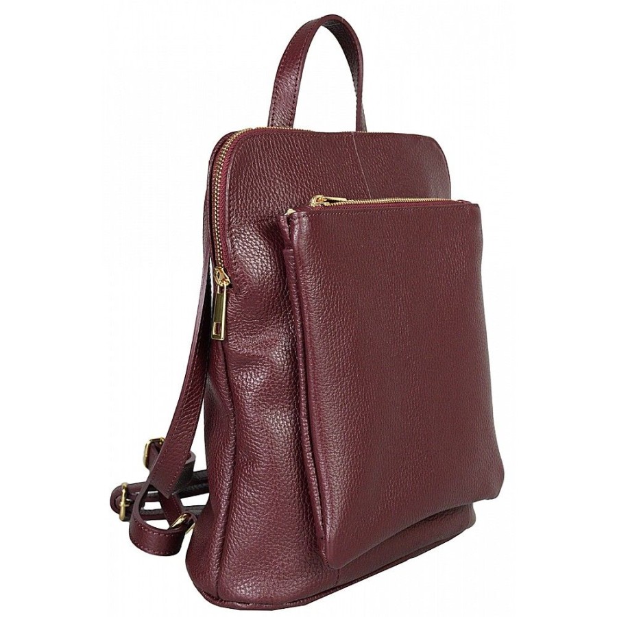 VERA Leather Backpacks | Vera Italy "Antaresa" Bordeaux