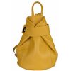 VERA Leather Backpacks | Vera Italy "Nelfia" Mustard