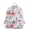 VERA Leather Backpacks | Vera Italy "Gortesa" Flower Print