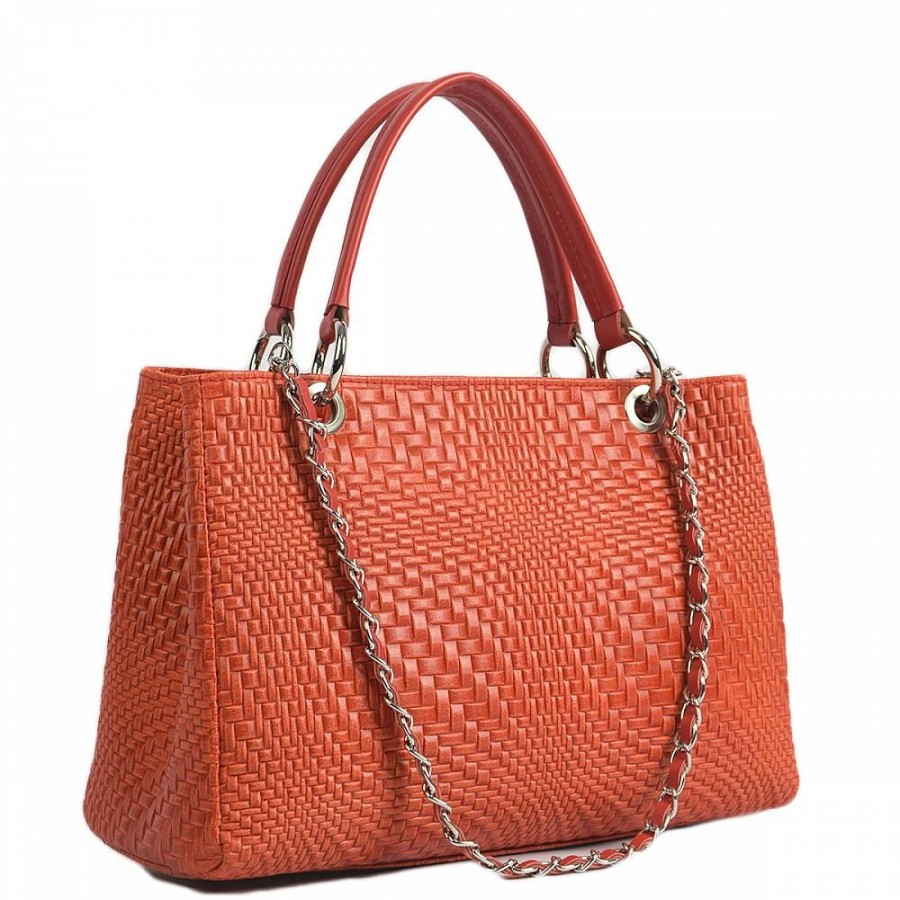 VERA Large Handbags | Vera Italy " Ly" Red