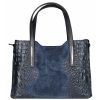 VERA Cross Body Handbags | Vera Italy "Anja" Dark Blue