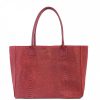 VERA Large Handbags | Vera Italy "Boksana" Red