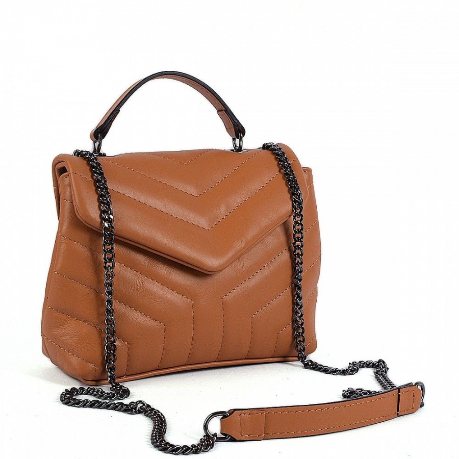 VERA Small Handbags | Vera Italy "Zumba" Cognac