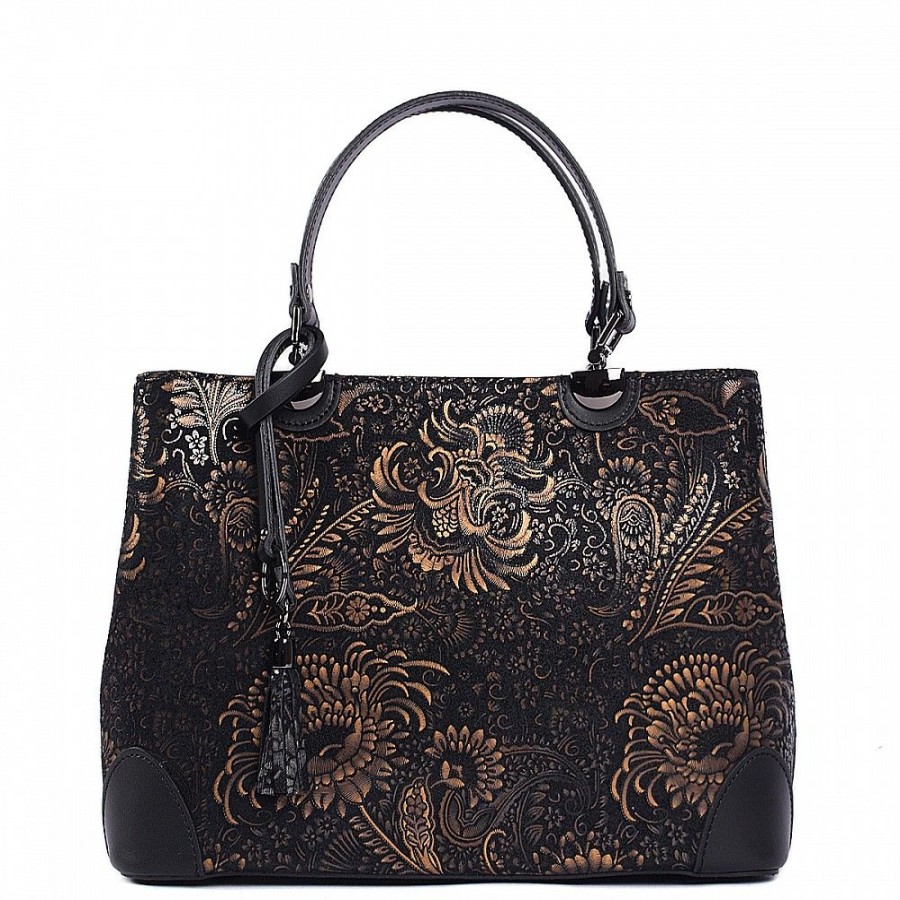 VERA Cross Body Handbags | Vera Italy "Nefeli" Flower Print