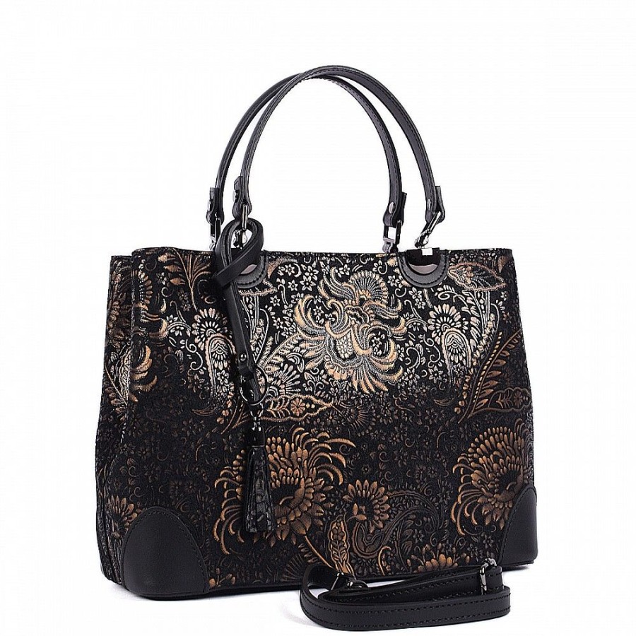 VERA Cross Body Handbags | Vera Italy "Nefeli" Flower Print