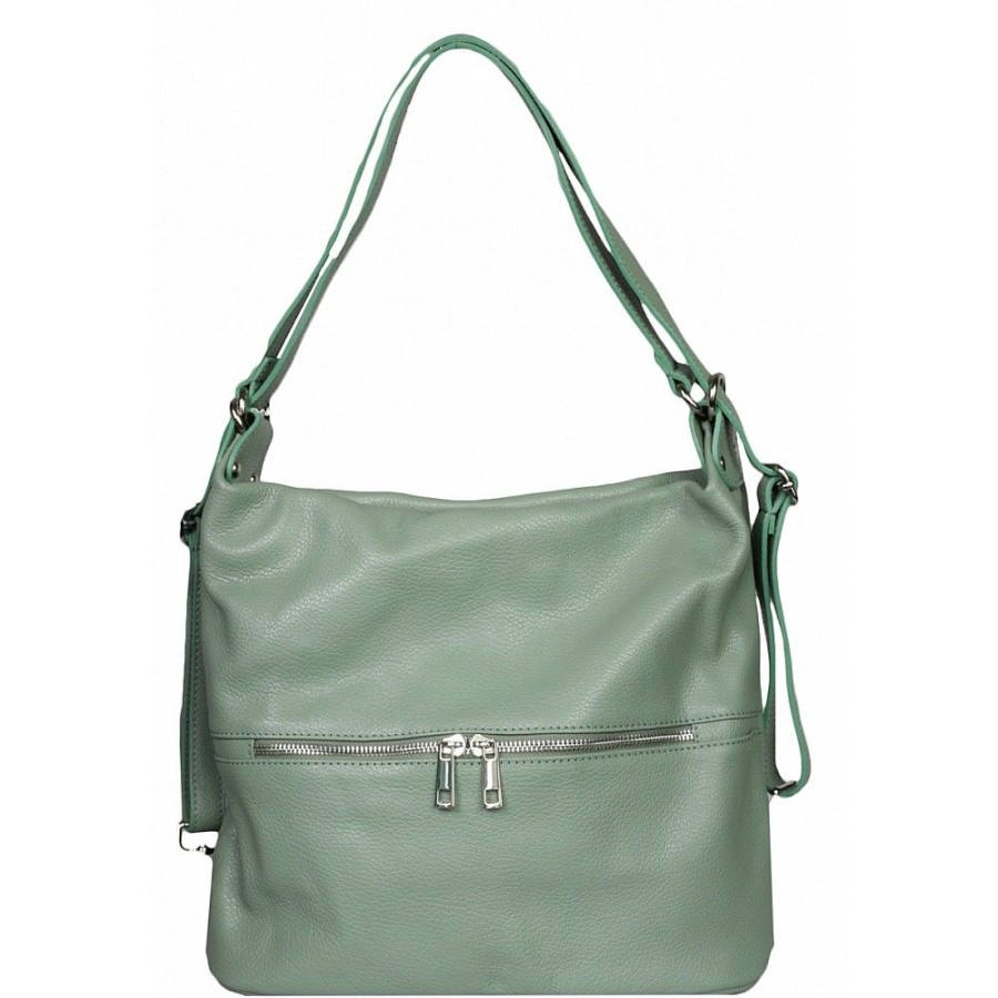 VERA Leather Backpacks | Vera Italy "Netiena" Mint