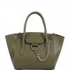 VERA Formal Handbags | Vera Italy "Glare" Dark Green