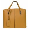 VERA Large Handbags | Vera Italy "Rainoria" Mustard