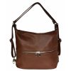 VERA Leather Backpacks | Vera Italy "Pagana" Chocolate