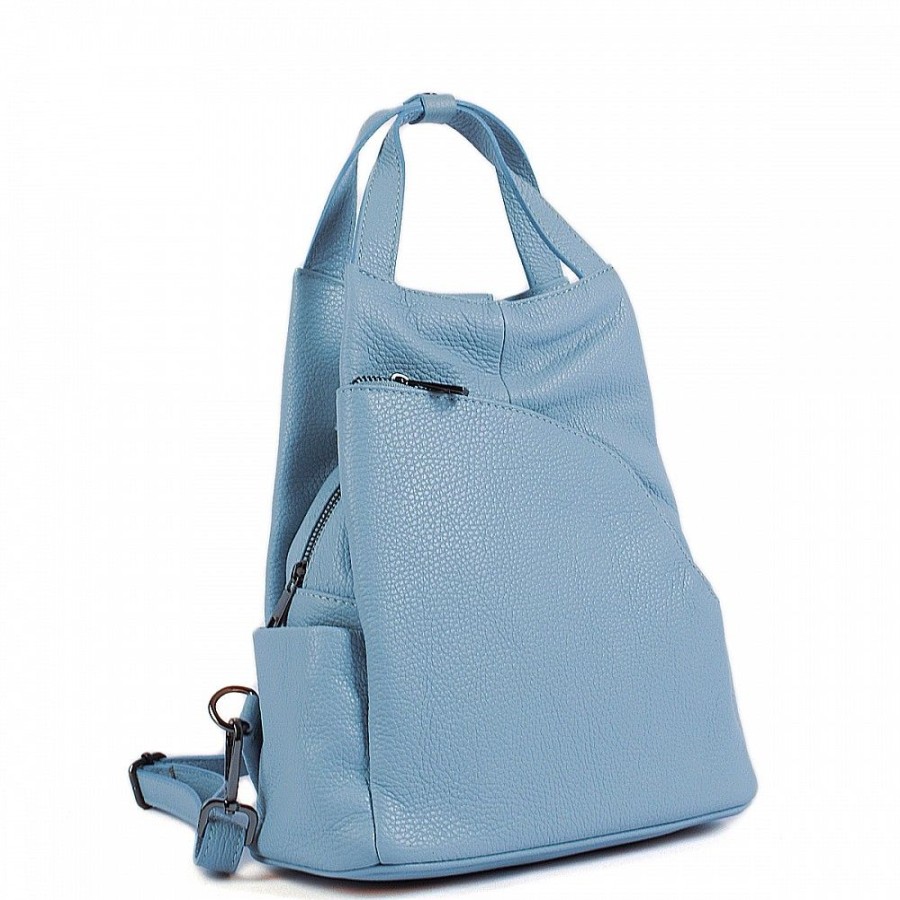 VERA Leather Backpacks | Vera Italy "Fareha" Blue