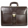 VERA Large Handbags | Vera Italy "Garino" Dark Brown