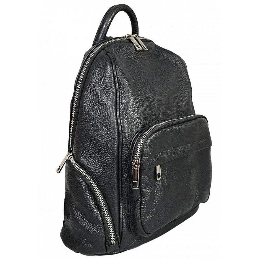 VERA Leather Backpacks | Vera Italy "Alvara" Black