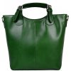 VERA Large Handbags | Vera Italy "Perry" Green