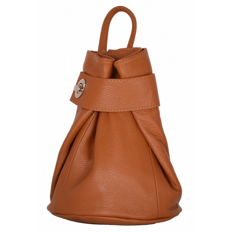 VERA Leather Backpacks | Vera Italy "Tilda" Cognac