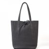 VERA Large Handbags | Vera Italy "Fuma" Dark Grey