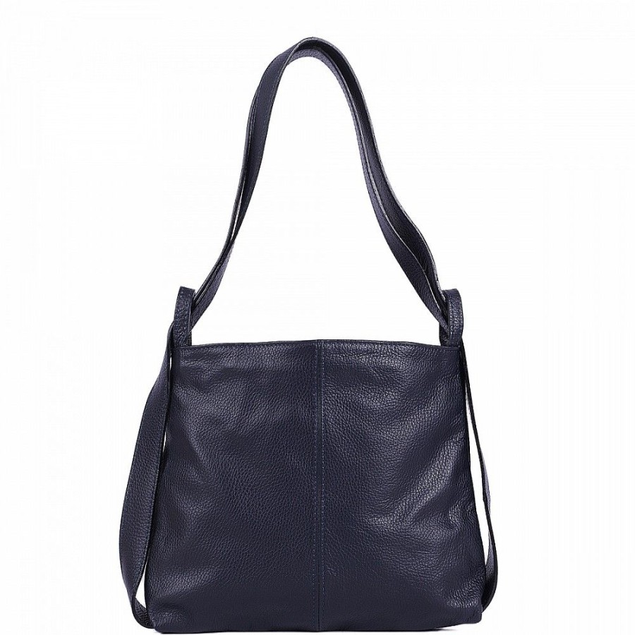 VERA Leather Backpacks | Vera Italy "Zitala" Dark Blue