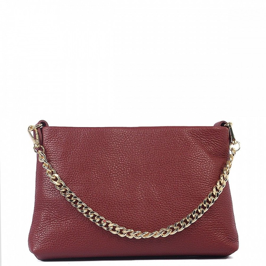 VERA Small Handbags | Vera Italy "Zilaka" Burgundy