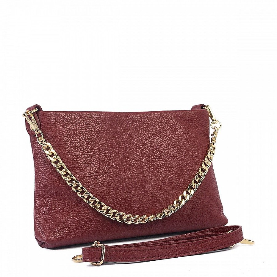 VERA Small Handbags | Vera Italy "Zilaka" Burgundy