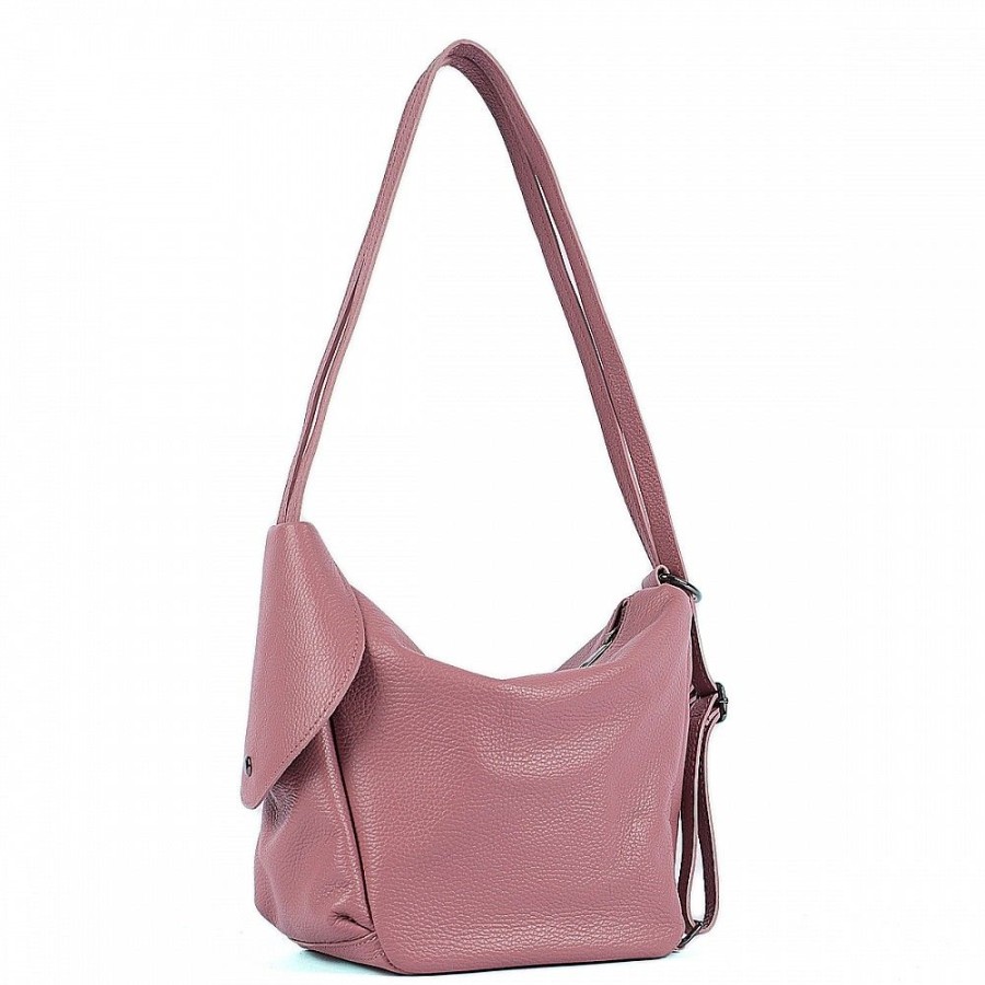 VERA Leather Backpacks | Vera Italy "Fati" Pink