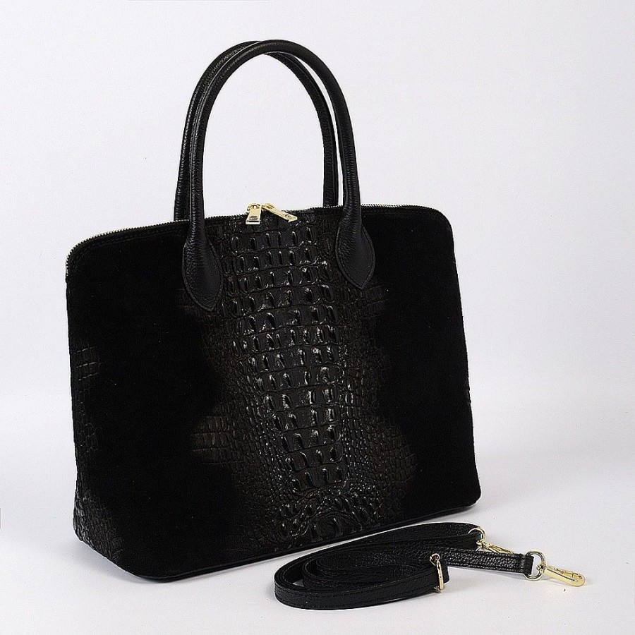 VERA Large Handbags | Vera Italy "Kosena" Black