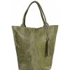 VERA Large Handbags | Vera Italy "Benza" Dark Green