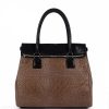 VERA Large Handbags | Vera Italy "Nopia" Cappuccino