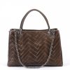 VERA Large Handbags | Vera Italy "Gita" Cappuccino