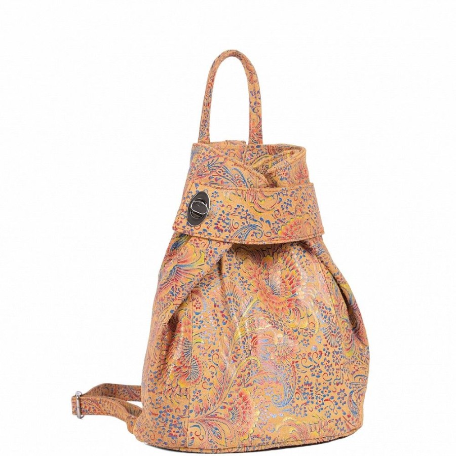 VERA Leather Backpacks | Vera Italy "Barena" Flower Print