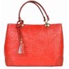 VERA Large Handbags | Vera Italy "Raisa" Red