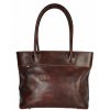 VERA Large Handbags | Vera Italy "Shoka" Chocolate