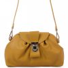 VERA Formal Handbags | Vera Italy "Terina" Mustard