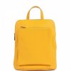 VERA Leather Backpacks | Vera Italy "Tanga" Yellow