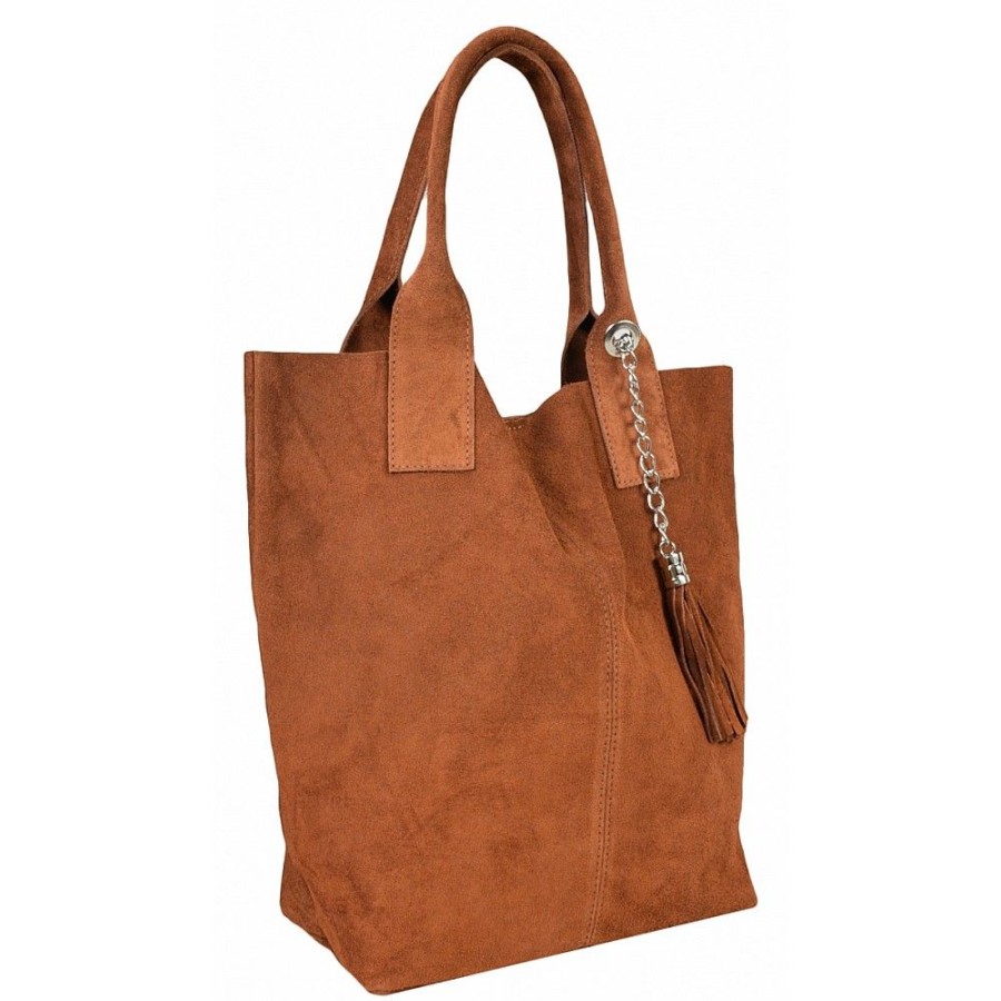 VERA Large Handbags | Vera Italy "Samsonita" Chocolate