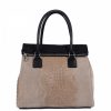 VERA Large Handbags | Vera Italy "Largala" Cappuccino