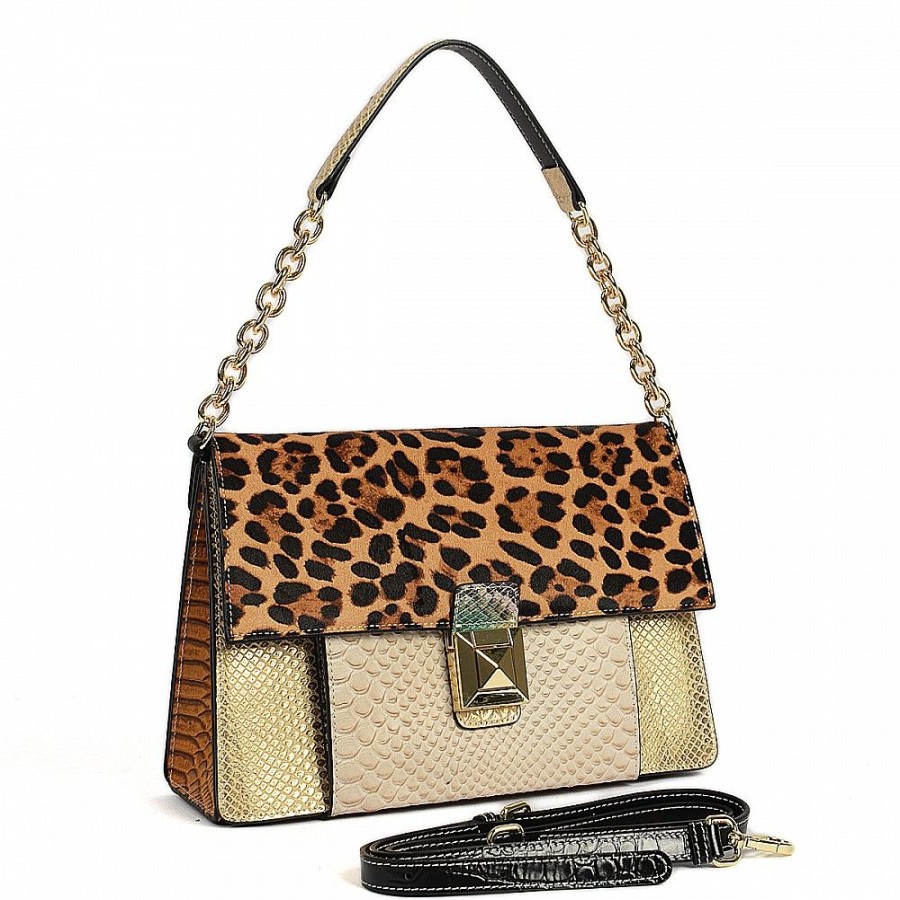 VERA Formal Handbags | Vera Italy "Savaida" Animal Print