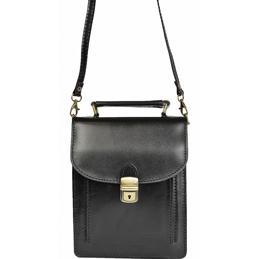 VERA Large Handbags | Vera Italy "William" Black