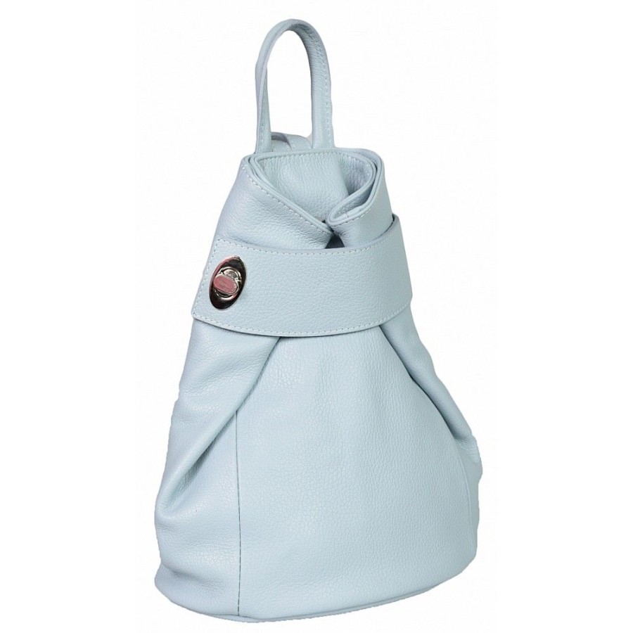 VERA Leather Backpacks | Vera Italy "Kerema" Light Blue