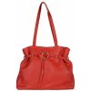 VERA Large Handbags | Vera Italy "Drangea" Red