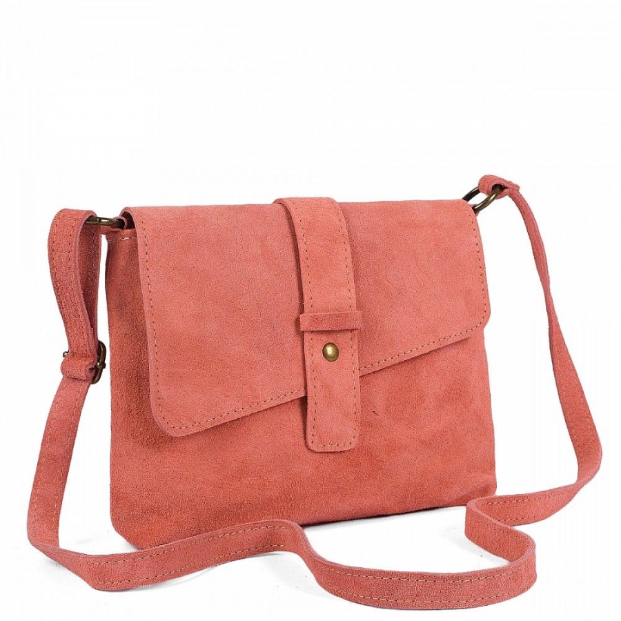 VERA Cross Body Handbags | Vera Italy "Koralia" Coral