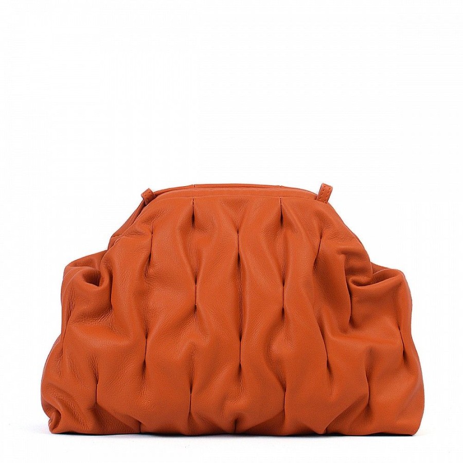 VERA Formal Handbags | Vera Italy "Aneliza" Orange