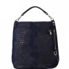 VERA Large Handbags | Vera Italy "Karteza" Dark Blue