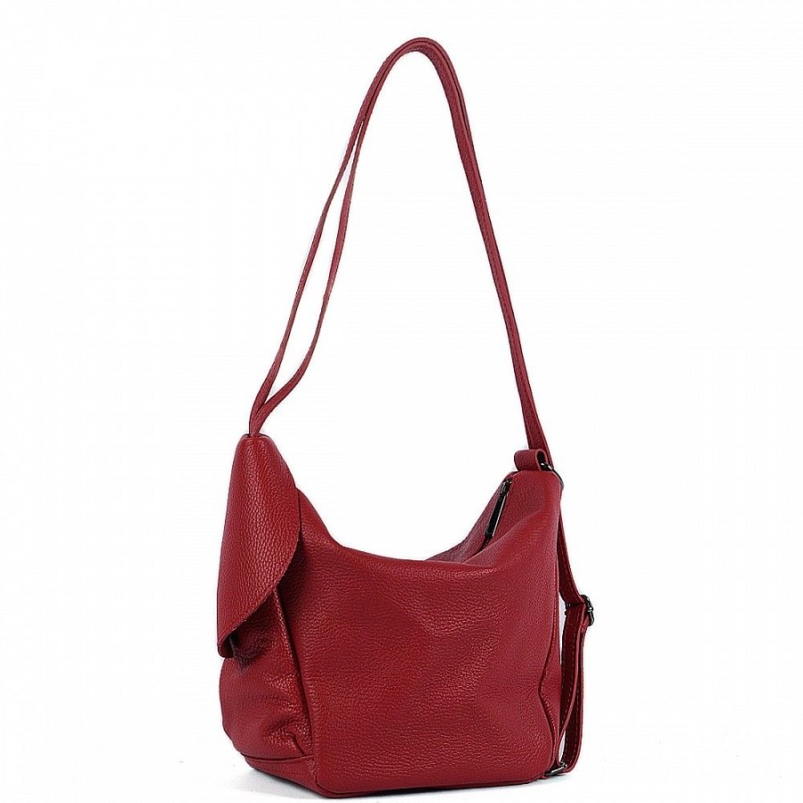 VERA Leather Backpacks | Vera Italy "Zita" Burgundy