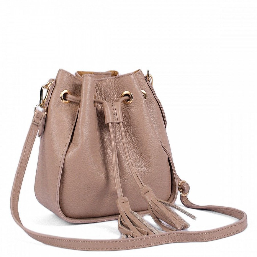 VERA Cross Body Handbags | Vera Italy "Jera" Rose Powder