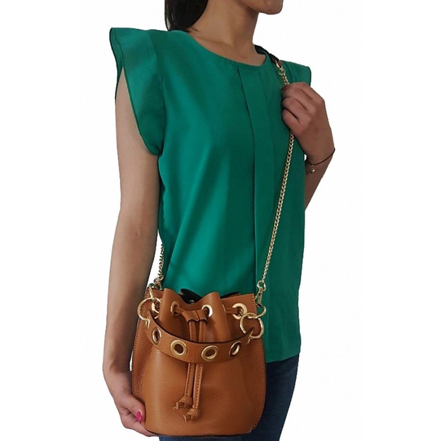 VERA Small Handbags | Vera Italy "Altamira" Cognac