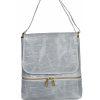 VERA Cross Body Handbags | Vera Italy "Marea" Light Grey