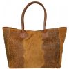 VERA Large Handbags | Vera Italy "Siaza" Cognac