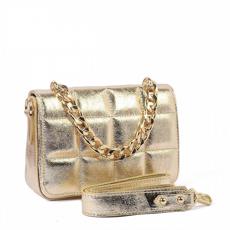 VERA Small Handbags | Vera Italy "Sima" Gold