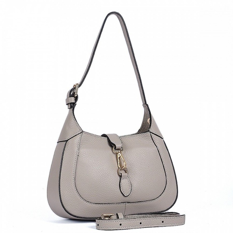 VERA Small Handbags | Vera Italy "Ashny" Light Grey