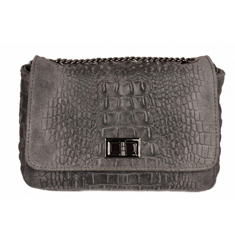 VERA Small Handbags | Vera Italy "Severina" Dark Grey