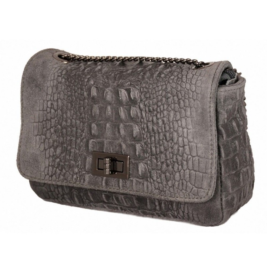 VERA Small Handbags | Vera Italy "Severina" Dark Grey